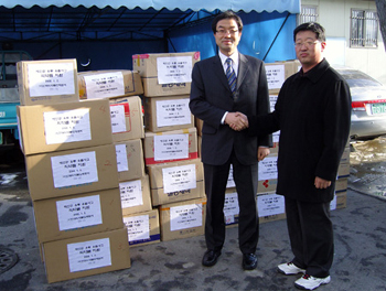 도매협회, 태안에 5천만원 상당 의약품 기부