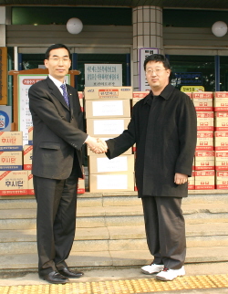 동화약품, 태안에 '사랑의 의약품' 전달