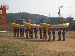 현대약품, 해병대서 목표달성 극기훈련   
