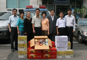 심평원 수원, 독거노인 '차례상 차려주기' 