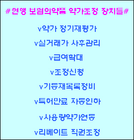 "약가인하 지뢰 8개"…통합조정 곧 가시화