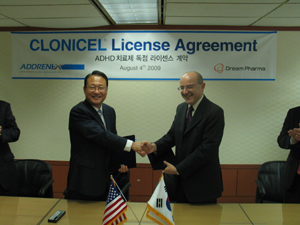 드림파마, ADHD 치료제 라이센스 계약