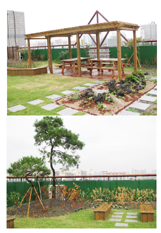 성일약품 옥상, 쉼터 '하늘정원'으로 변신