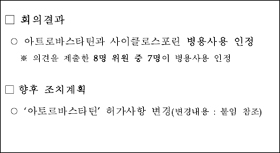 리피토-아토르바, 면역억제제와 병용 허용