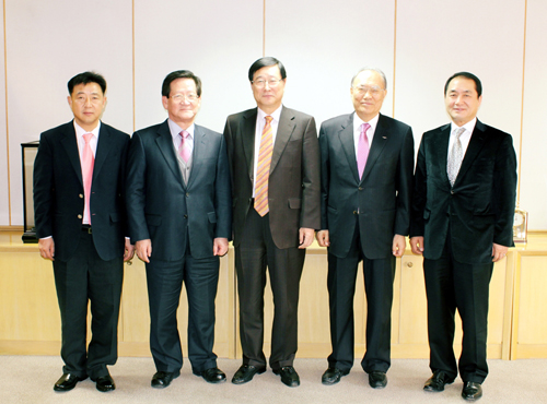 도매협회 이한우 회장 일동-보령제약 순방