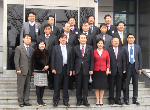 정형근 이사장, 지오영 인천물류센터 방문