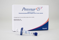 영유아 폐렴구균 백신 '프리베나 13' 허가
