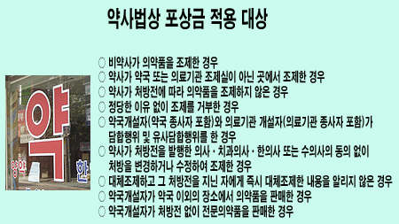 "비약사 일반약 판매 몰카 신고포상금 없다"