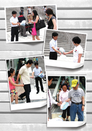 현대약품, 버물리등 여름철 제품 길거리 마케팅
