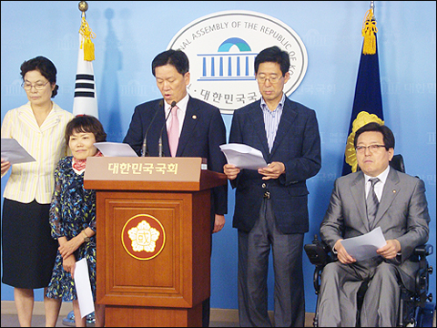 "진수희 후보자 인사청문회 결과보고 채택 불가"
