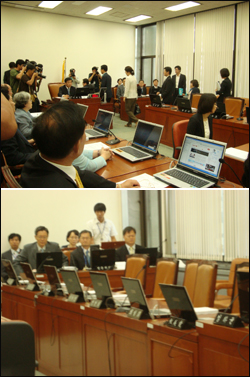 여당, 청문회 보고서 단독처리…야당 일제히 퇴장