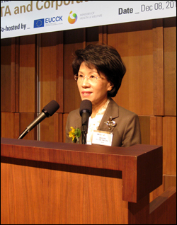 진수희 "쌍벌제 조기 정착 위해 관계부처와 협력"