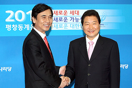 유시민 대표 "원희목 의원 한나라당 간 것 아쉽다"