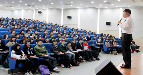 정연진 일동 사장, 청주대서 37년 영업인생 특강