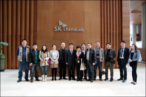 중국 '트라스트' 전도사, SK케미칼 방문 