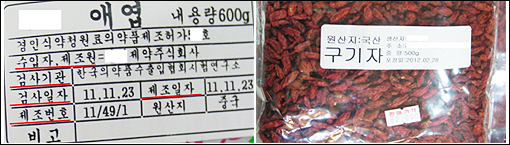 약국, 한약규격품-농산물 혼합진열 '주의보'