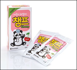 동아제약, 무색소 어린이해열제 '챔프시럽' 출시