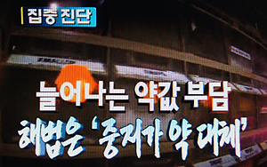 공중파에 보도된 대체조제…약값 절감 해법?