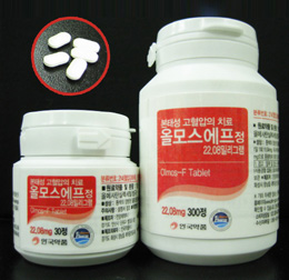 안국, 올메사탄 개량신약 '올모스에프정' 출시