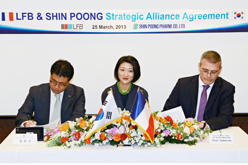 신풍, LFB사와 합작법인 설립 전략적 제휴 계약

