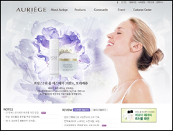 조아제약, 오리에쥬 화장품 인터넷 홈페이지 단장