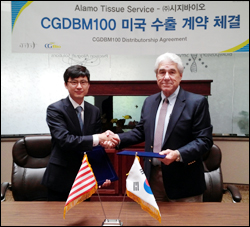 시지바이오, 종주국 미국에 국산 골이식재 수출