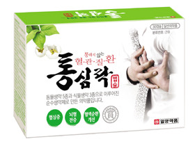 일양, 한방 혈관치료제 통심락 소포장 발매