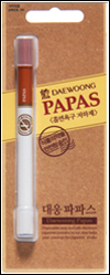 첫 일회용 흡연욕구저하제 '대웅파파스' 발매