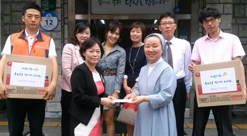 송파구약, 한가위 맞아 복지 시설에 성금 지원