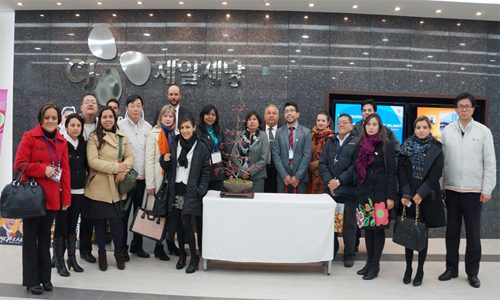 중남미 보건의료정책담당자, CJ오송공장 방문