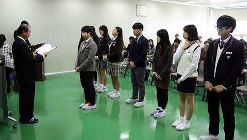 광동 가산문화재단, 고교생 55명에게 장학금 전달