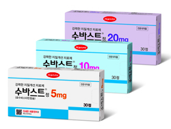 한미, 크레스토 제네릭 '수바스트' 출시