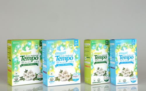 동아, 유기농 순면 '템포 에코 내추럴' 발매
 
