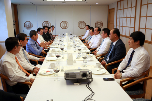 아산재단, 의약품 납품업체와 간담회