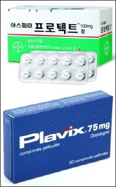 스텐트 삽입 환자 놓고 아스피린-플라빅스 '맞짱'