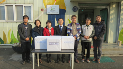 성동구약, 비전트레이닝센터에 의약품 전달