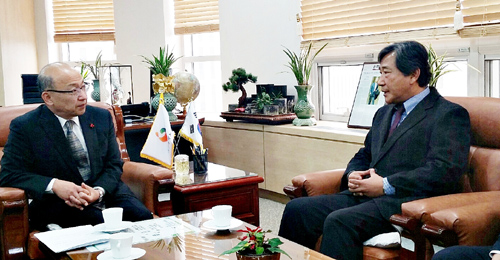 황치엽 회장, 문형표 장관 만나 협조요청