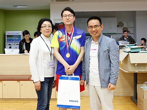 서울시약 탁구대회 이규철 약사 우승