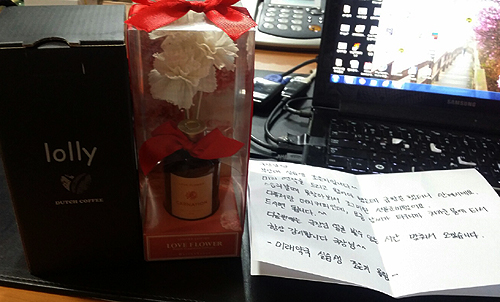 "스승님 감사합니다"…약대생이 몰래 두고 간 쪽지