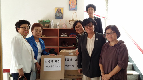 마포구약, 여성장애인 자활센터 맑음터 방문