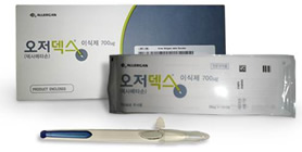 엘러간 오저덱스, 안내염·안압상승·황반이상 보고