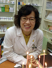 남편과 아버지 당선 기원하는 약사가족 추천사 보니