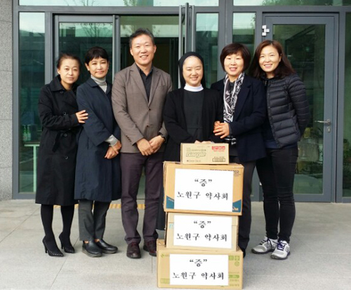 노원구약, 성모자애보육원에 의약품 지원