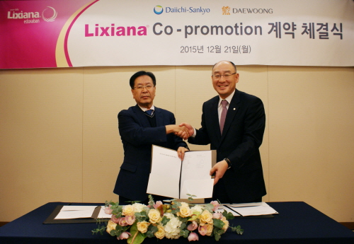 다이이찌산쿄 NOAC '릭시아나', 대웅제약과 판매