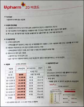 유비케어 2D바코드 사용료 인상금지 가처분신청 기각