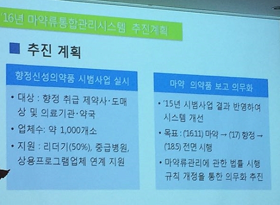 요양기관, 의료용마약 투약내역 수시보고…11월부터