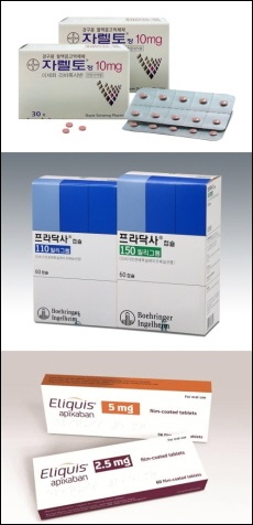 NOAC, 항혈전제 '플라빅스'와 병용해도 안전할까