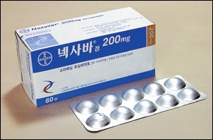 간암약 넥사바 '장기생존율 높은 환자'만 타깃 임상  
