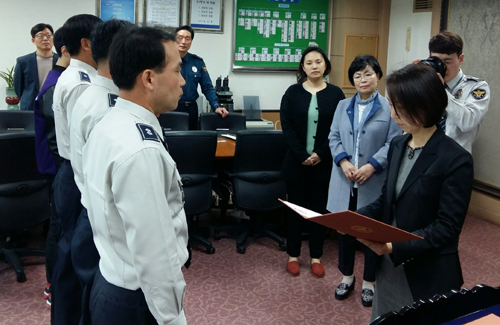 서대문구약, 지역 경찰자녀들에 장학금 전달 