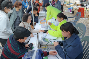 동탄성심병원, 벚꽃축제 찾아가는 의료봉사활동